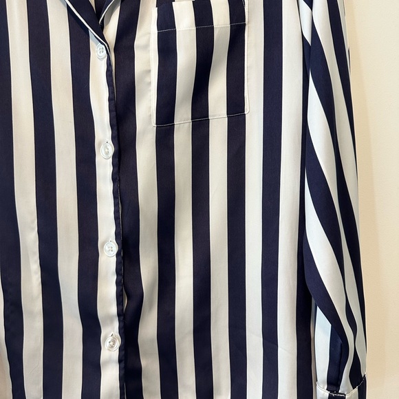 DKNY Striped Shirt - Navy and White - Picture 4 of 5